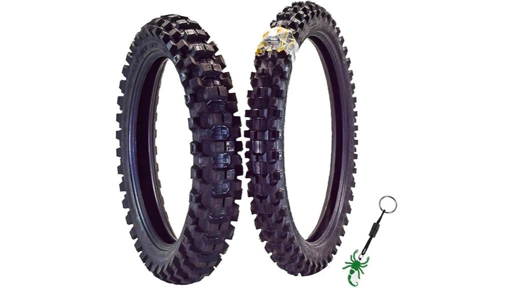 motorcycle tire keychain pack