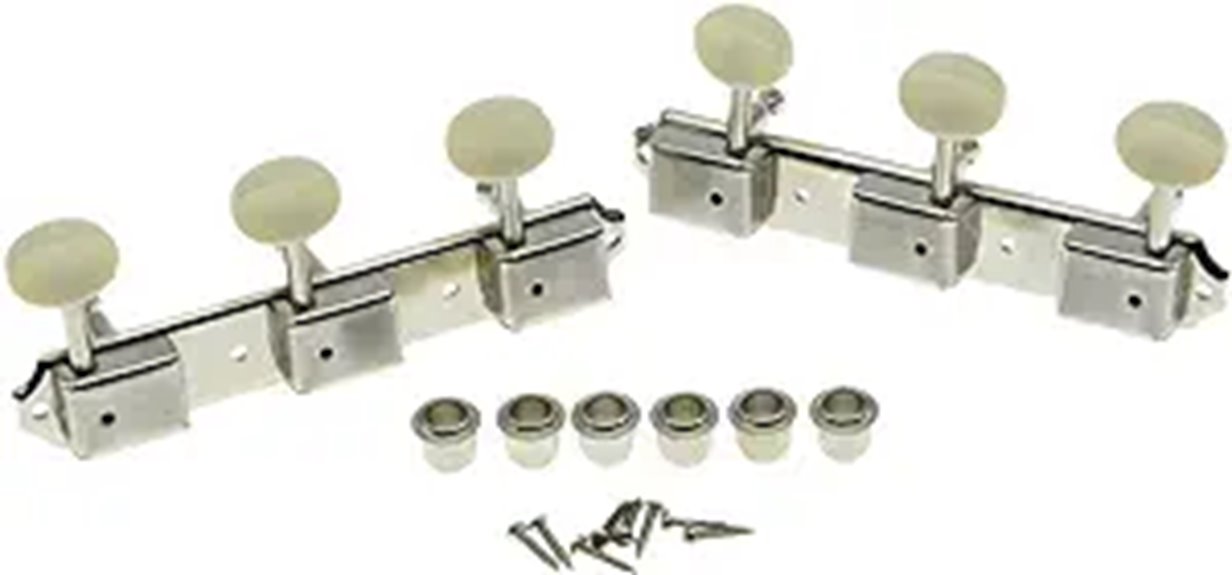 nickel vintage guitar tuners
