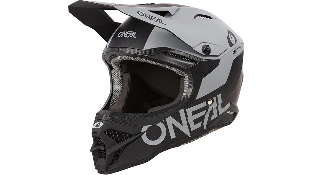 o neal solid black helmet