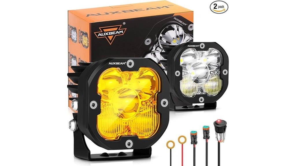 off road light bar pair