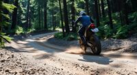 off road trail braking techniques
