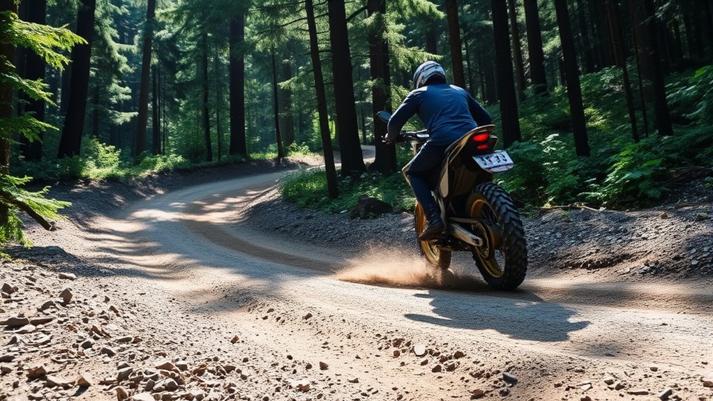 off road trail braking techniques
