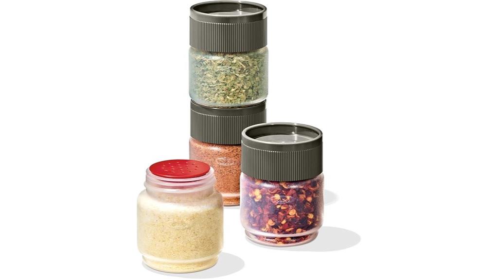 outdoor four piece spice shakers