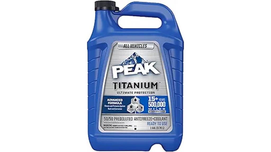peak titanium coolant gallon