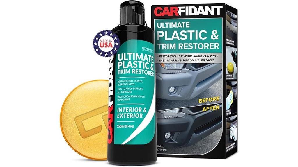 plastic car surface rejuvenation
