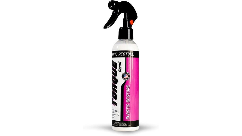 plastic trim restoration spray