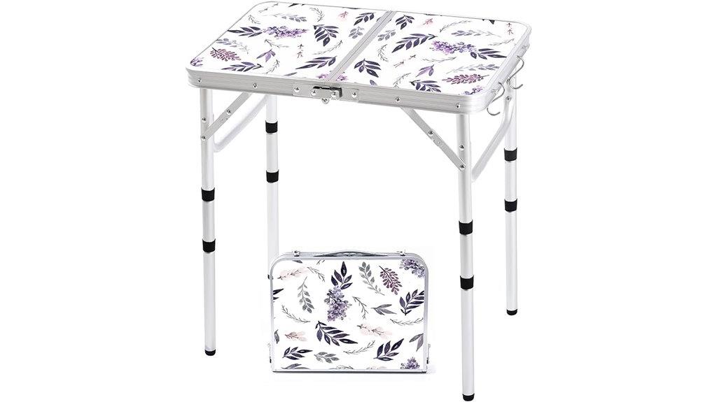 portable 2ft folding table