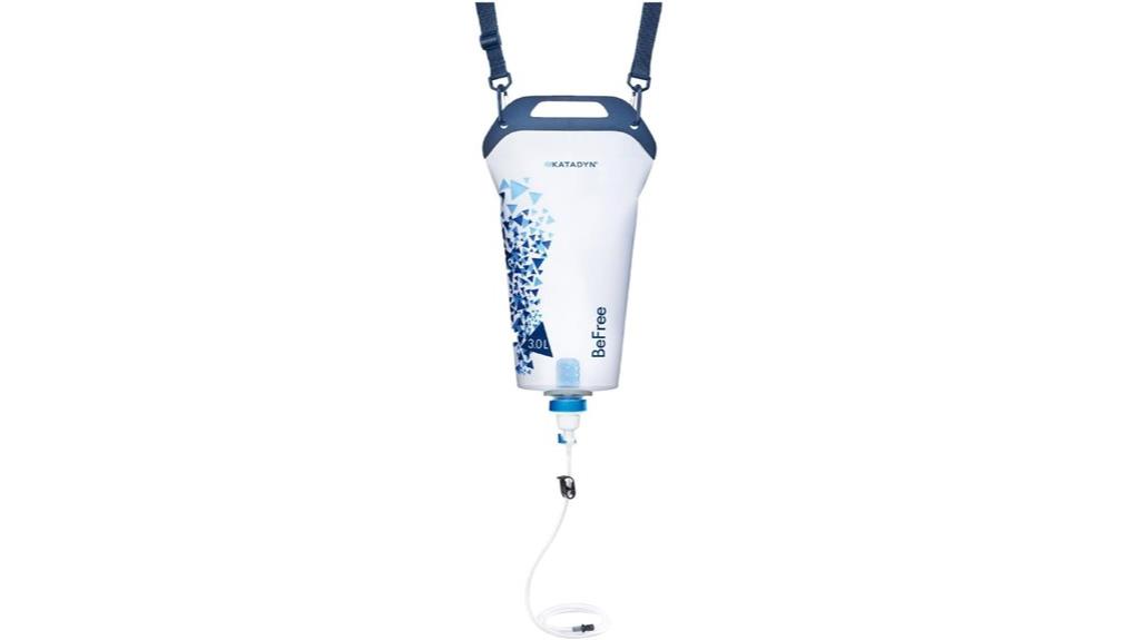 portable 3l gravity filter