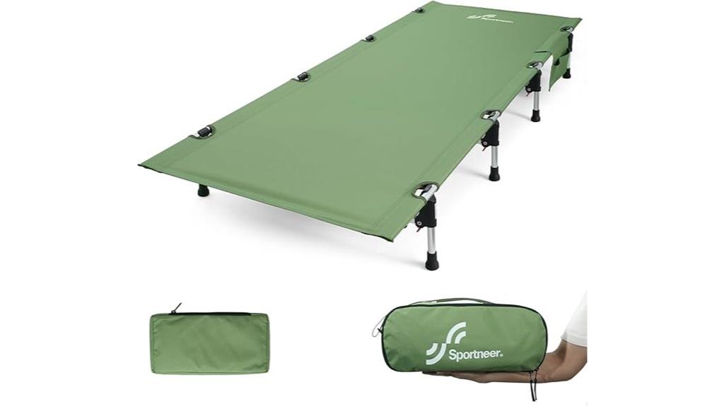 portable camping bed
