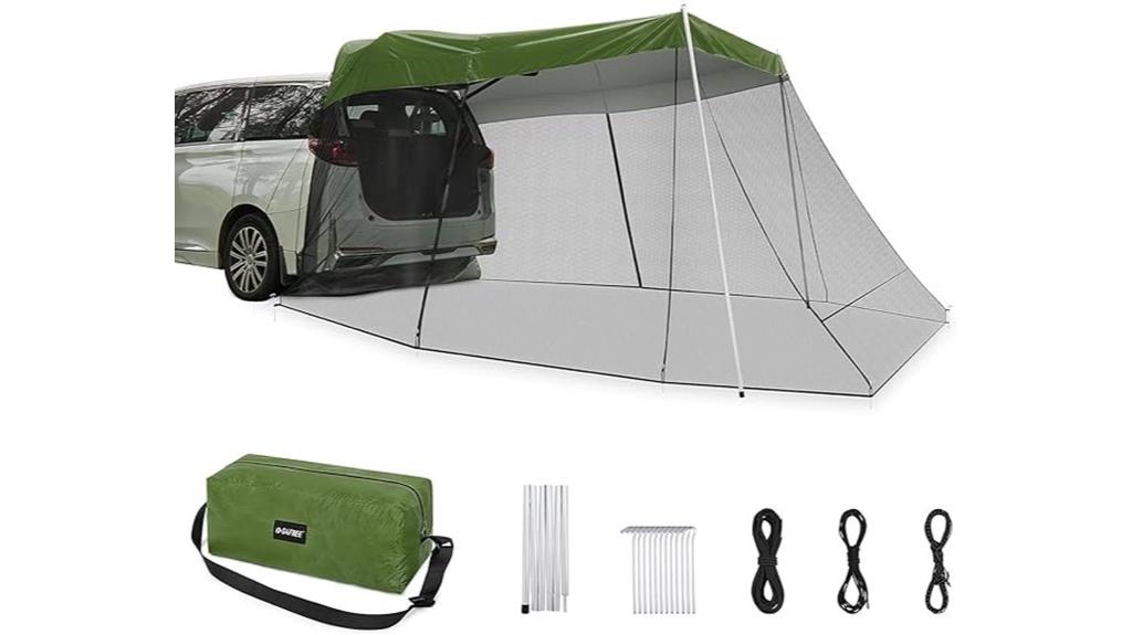 portable car sun shelter