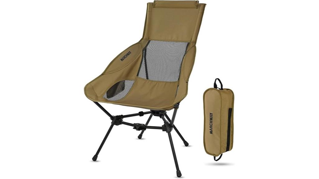 portable high back support