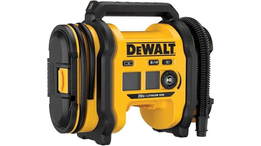 portable tire inflator compressor