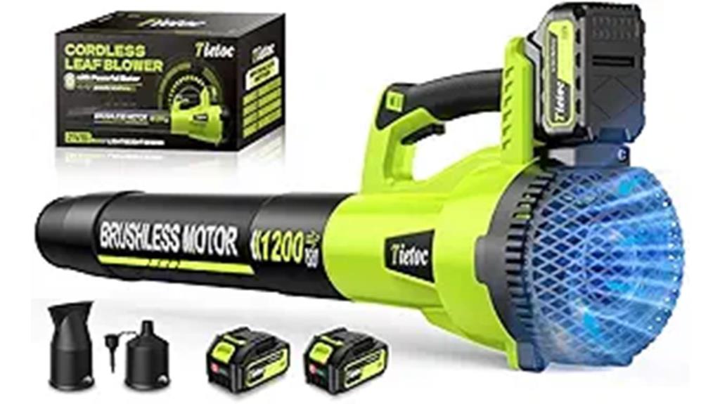 powerful cordless leaf blower