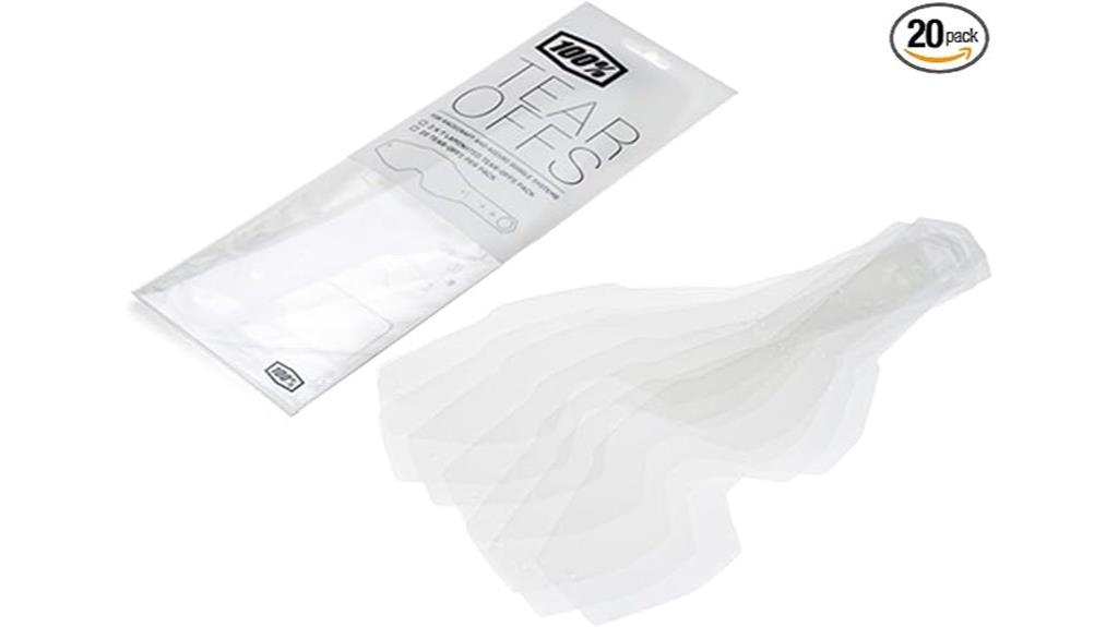 racing tear off pack
