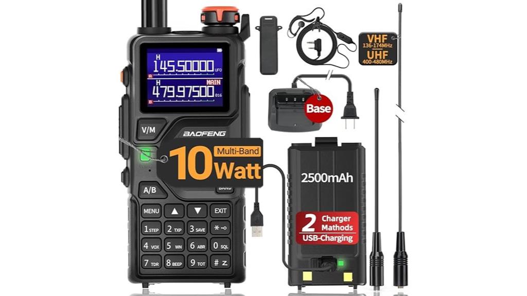 rechargeable ham radio walkie talkies
