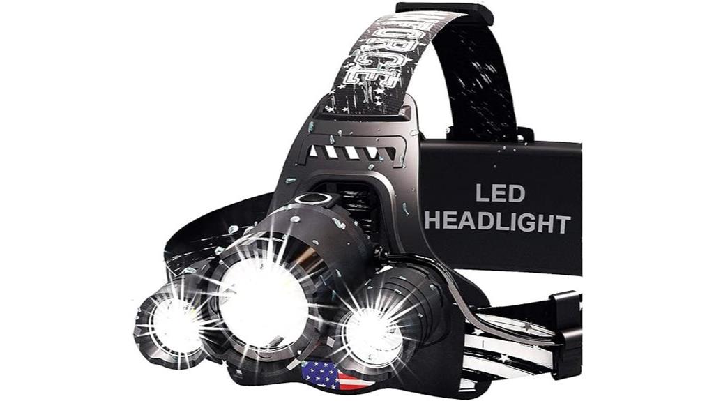 rechargeable led headlamp 1080 lumens