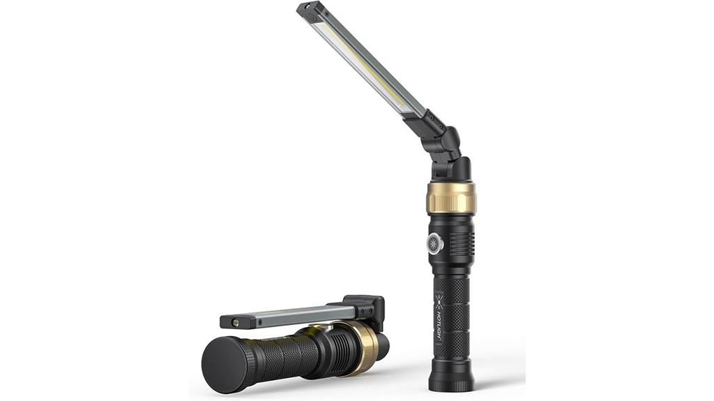 rechargeable light with foldable design
