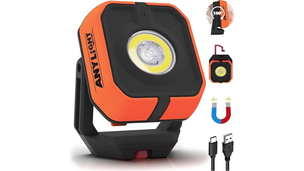 rechargeable magnet work light