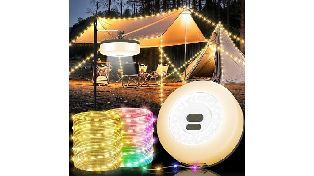 rechargeable waterproof camping lamp