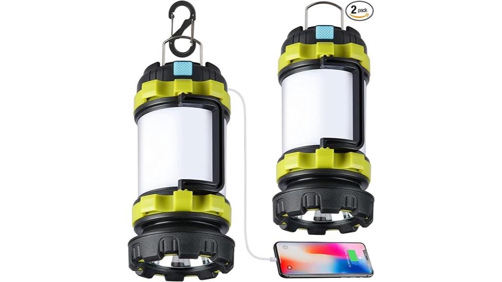 rechargeable waterproof camping lanterns