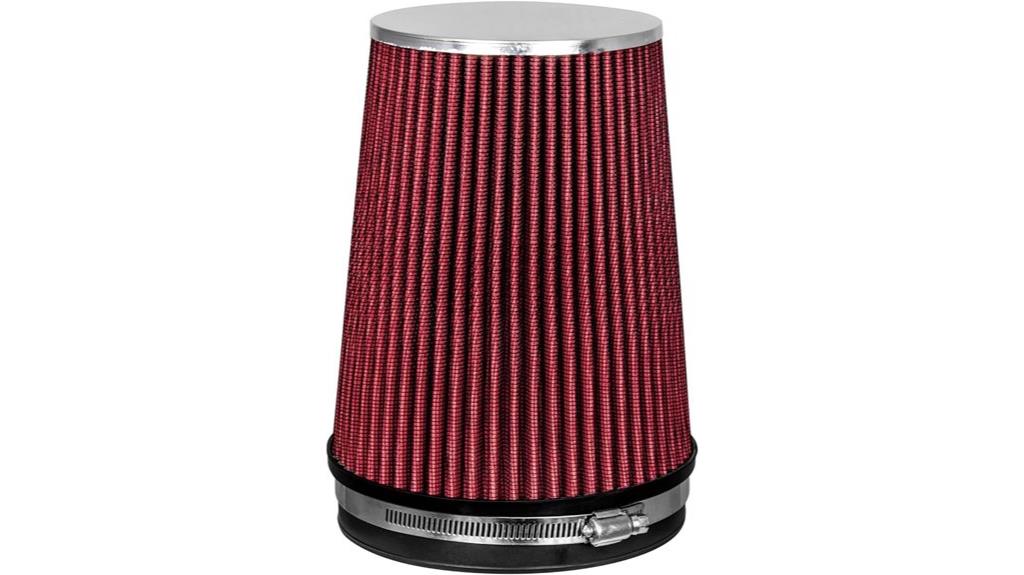 red 152mm inlet air filter