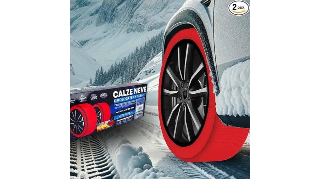 red xl snow socks