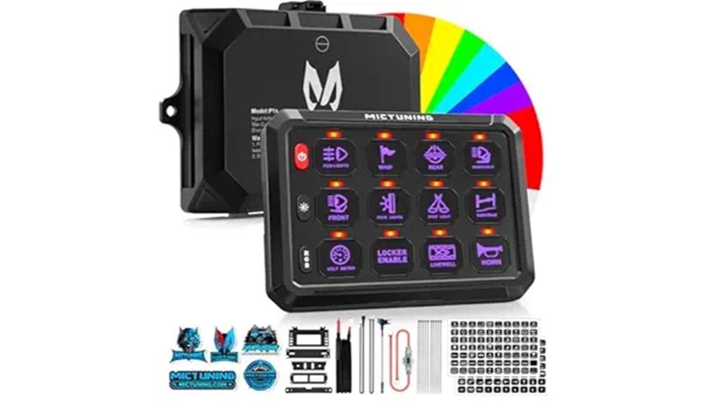 rgb 5 inch switch panel
