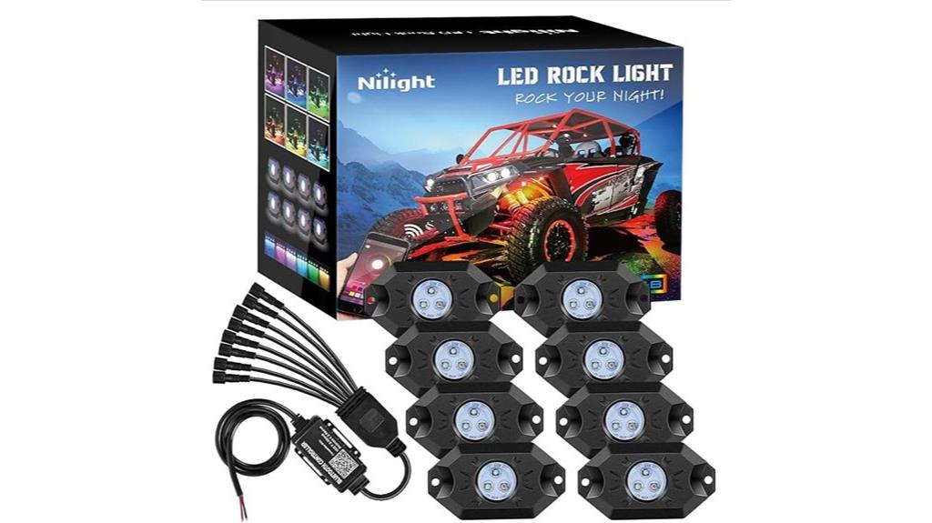 rgb bluetooth rock lights