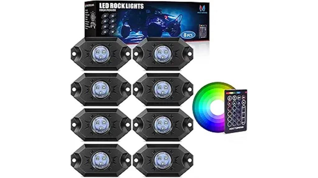 rgb led rock lights