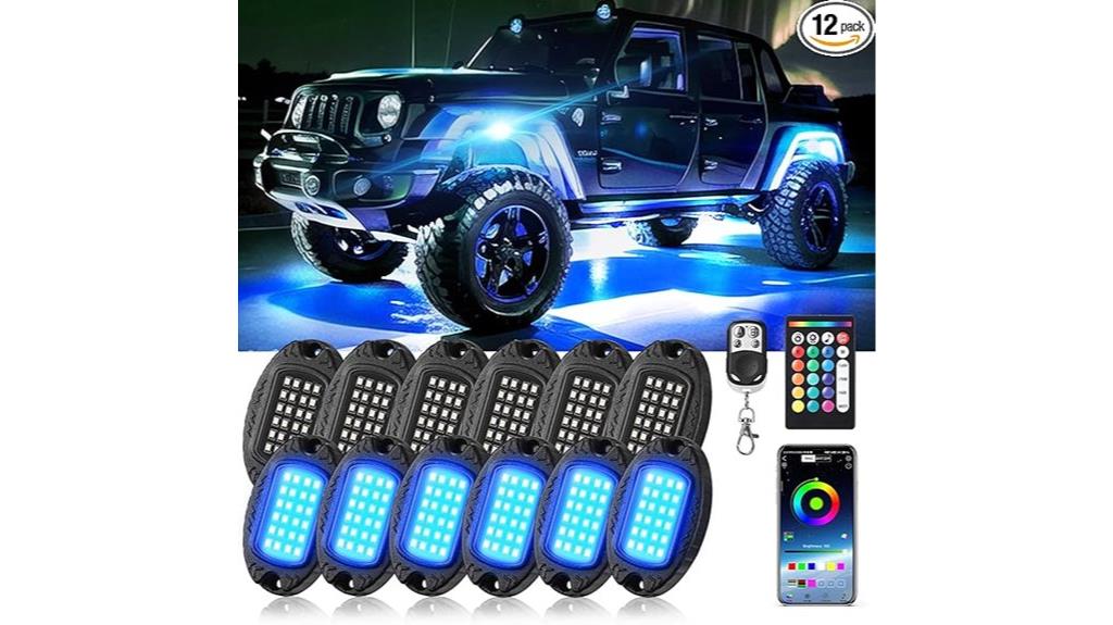 rgb led rock lights