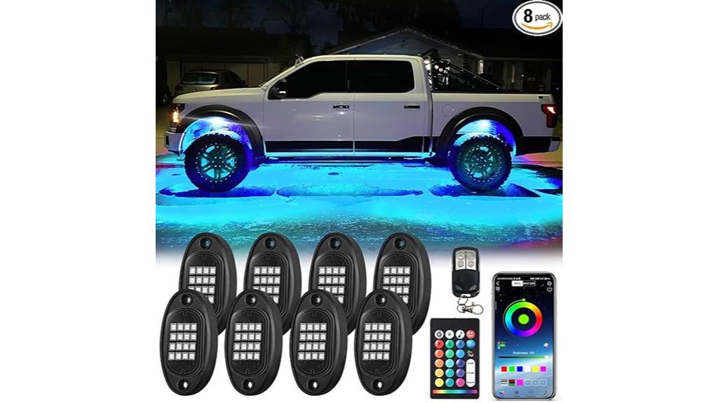 rgb rock light kit