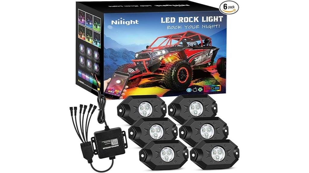rgb rock light kit