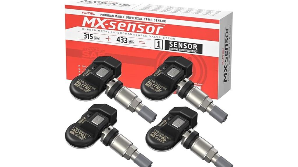 set of four sensors