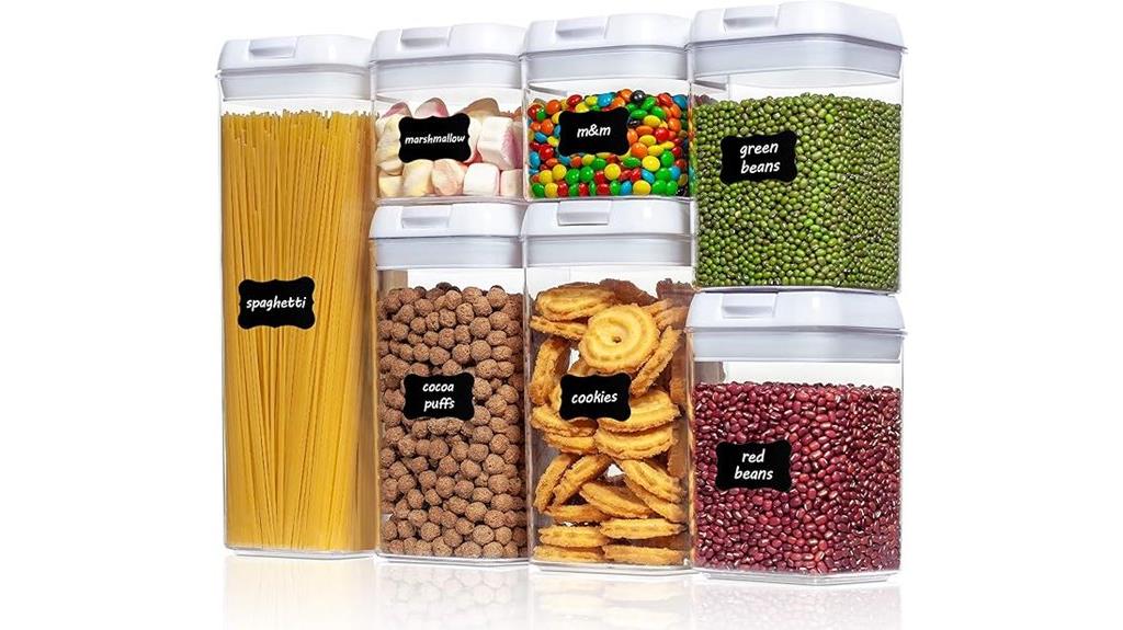 seven piece airtight containers