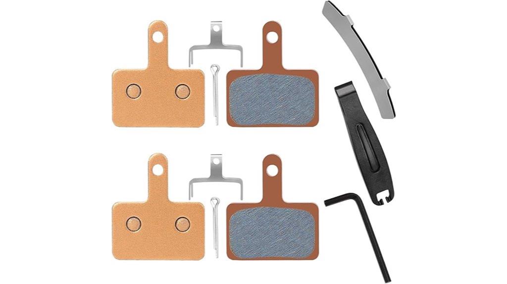 sintered metal bike pads