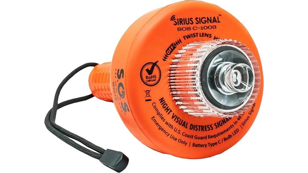sirius sos distress signal
