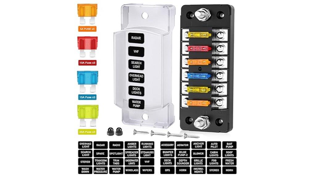 six slot fuse block