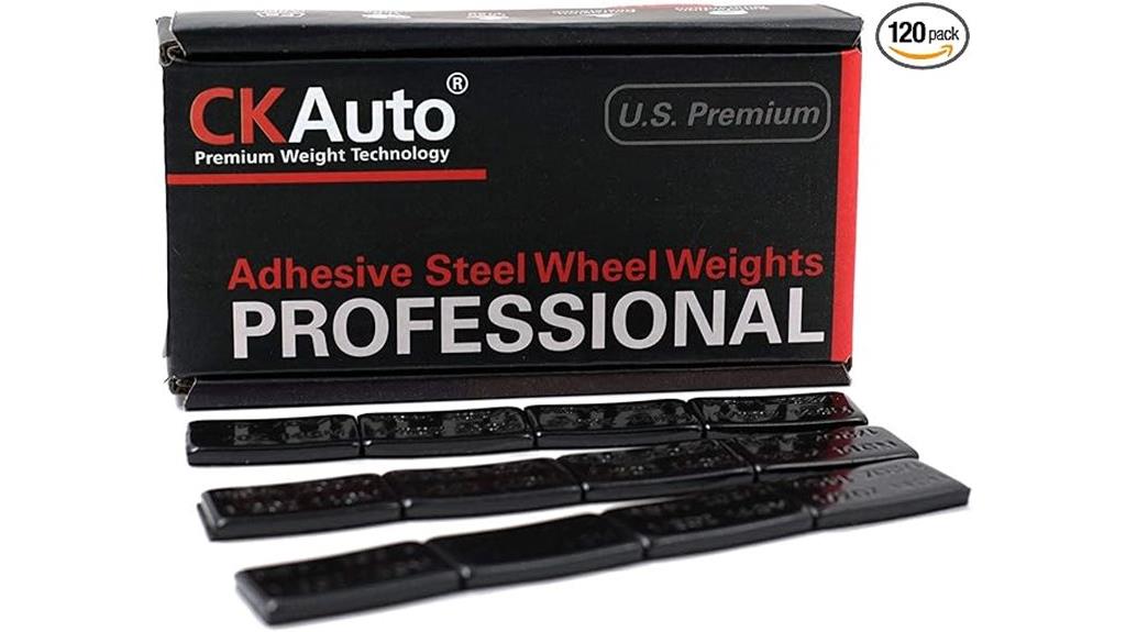 small 120 pack adhesive weights