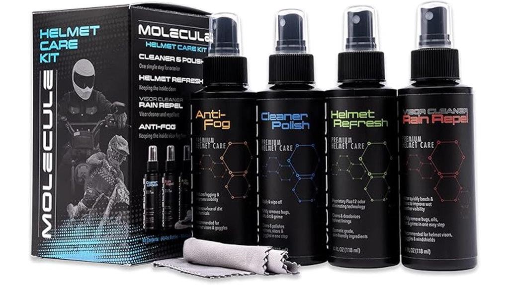 small bottle helmet care