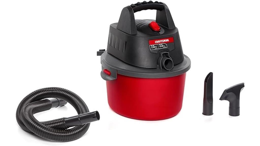 small capacity wet vacuum