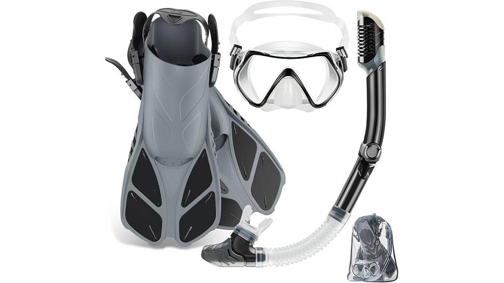 snorkel set with gear