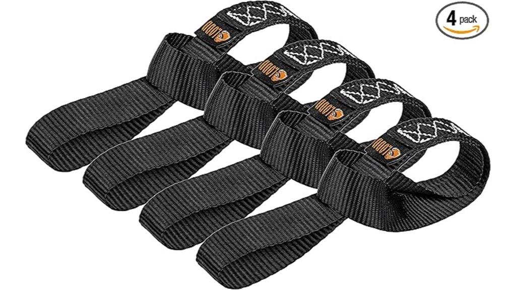 soft loop tie down straps