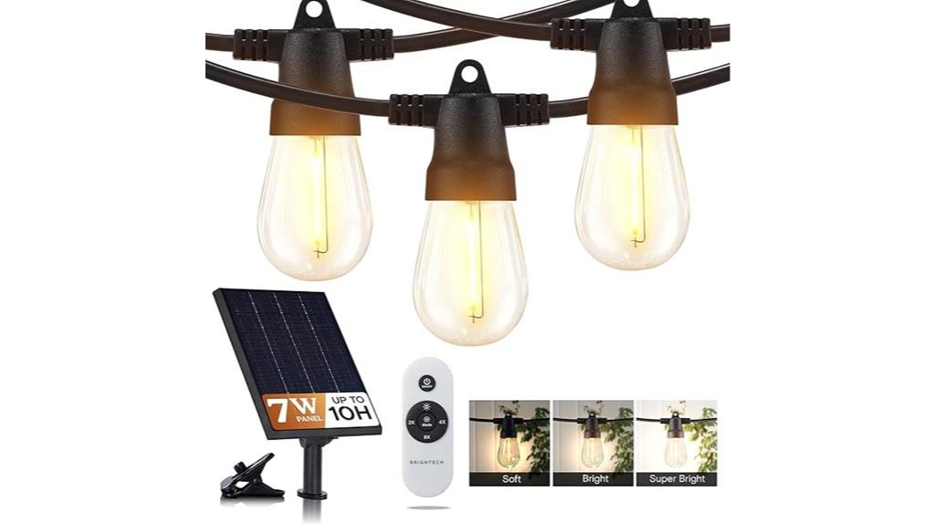 solar waterproof string lights