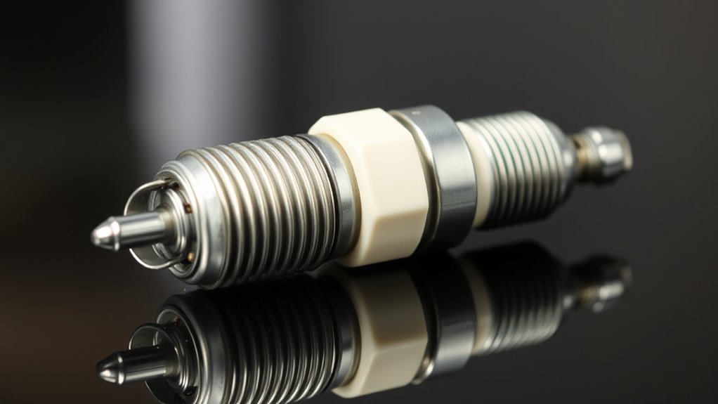 spark plugs ignite fuel mixture