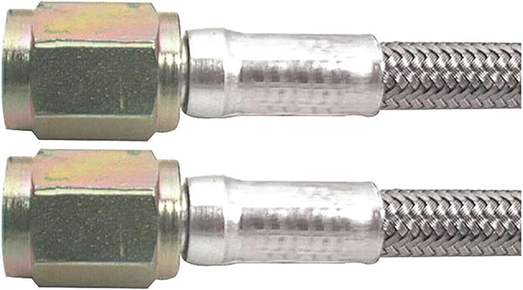 stainless braided an hose