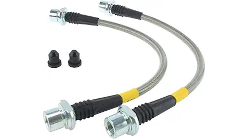 stainless braided brake kit