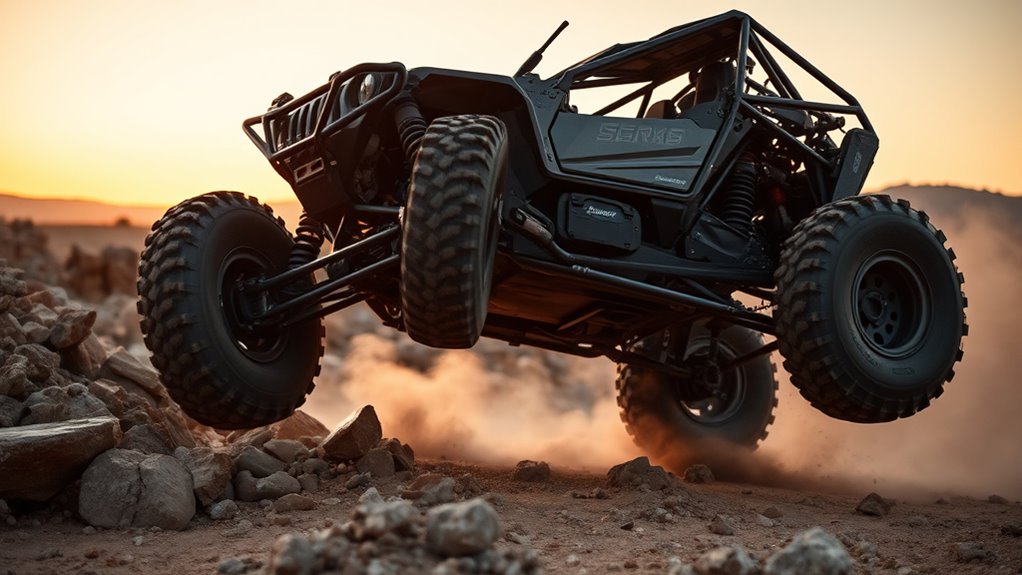suspension enhances rocky traction