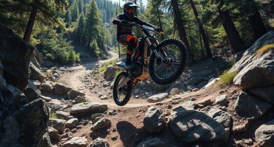 suspension setup for rocks