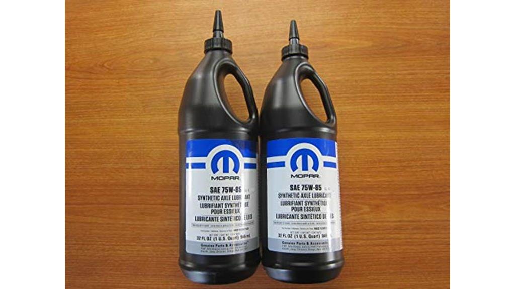synthetic axle lubricant quart