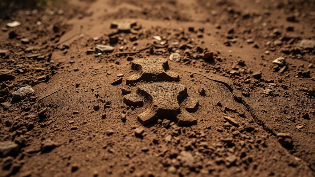 tightly compressed slippery terrain